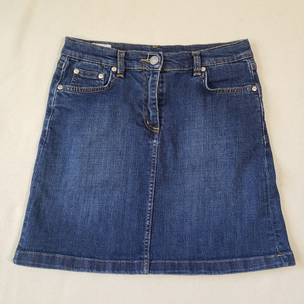 Lacoste Blue Denim Pencil Skirt